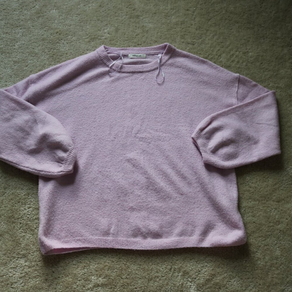 Miracle Pink Crew Neck Sweater